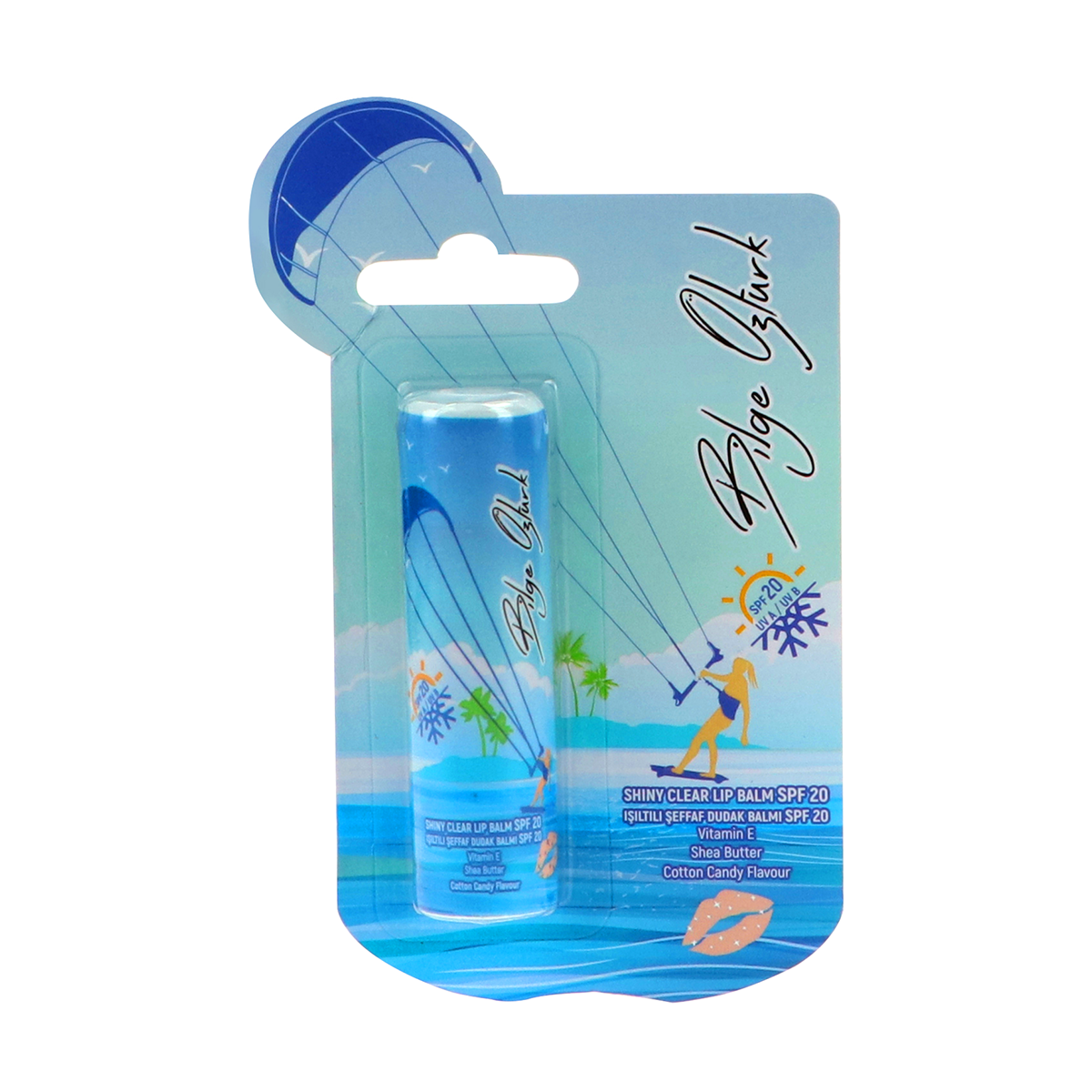 IŞILTILI DUDAK BALMI ŞEFFAF SPF20 5G / SHINY CLEAR LIP BALM SPF20