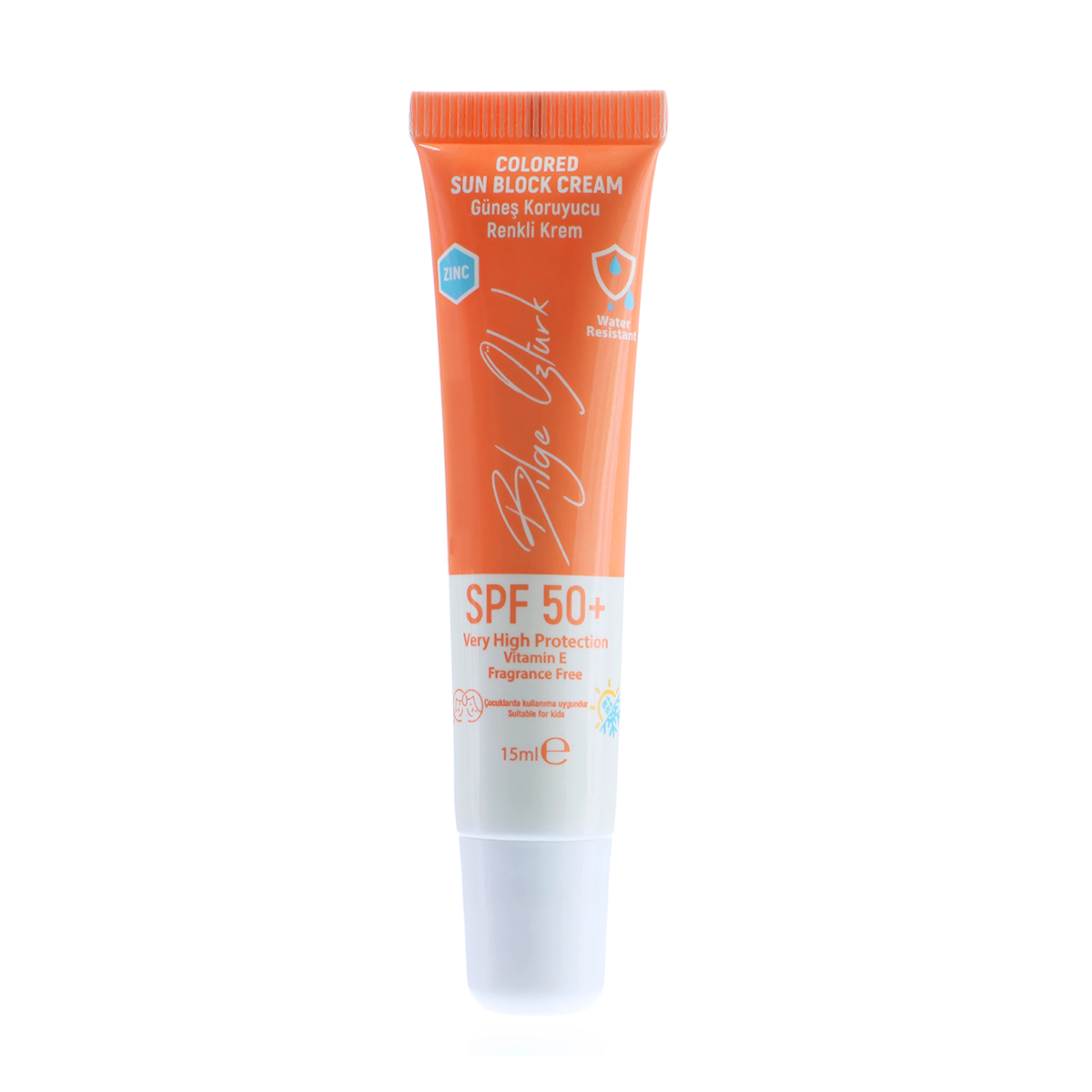 RENKLİ GÜNEŞ KORUYUCU KREM TURUNCU GKF50+ 15ML / COLORED SUN BLOCK CREAM ORANGE SPF50+