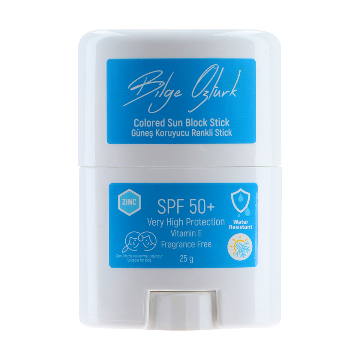 STICK RENKLİ GÜNEŞ KORUYUCU MAVİ GKF50+ 25G / COLORED SUN BLOCK STICK BLUE SPF50+