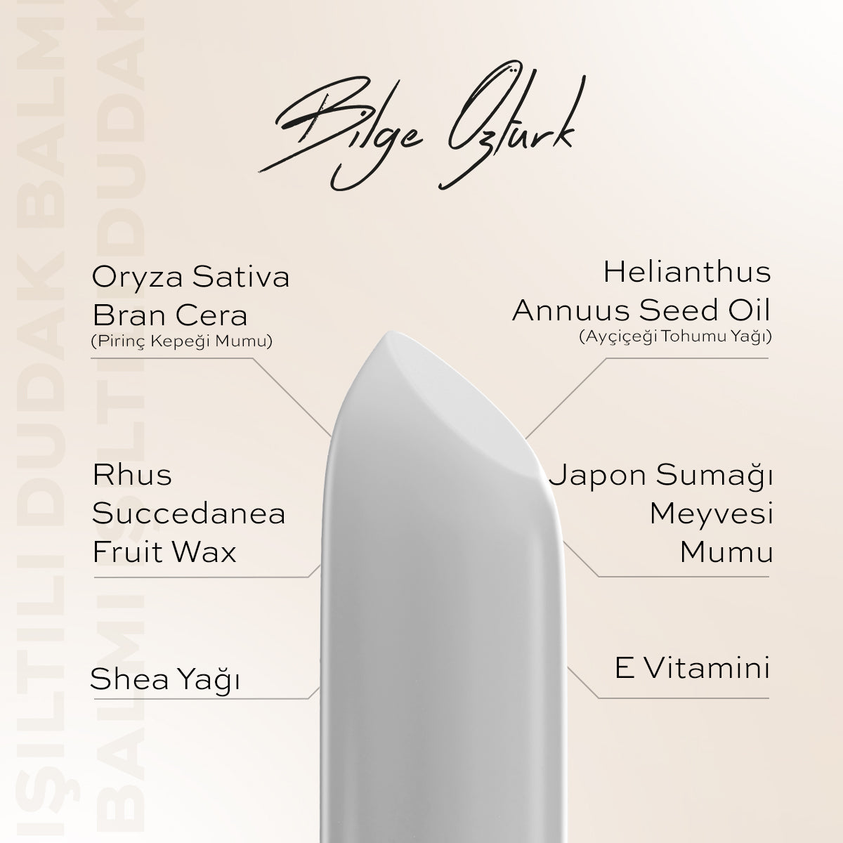 IŞILTILI DUDAK BALMI ŞEFFAF SPF20 5G / SHINY CLEAR LIP BALM SPF20